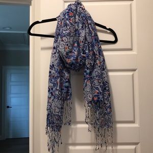 Lilly Pulitzer silk and cashmere scarf